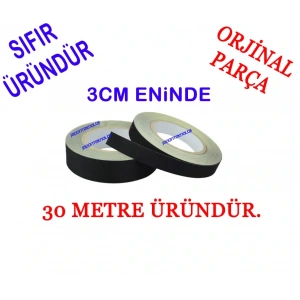 KUMAŞ, BEZ, BANT, Siyah asetatlı bez bant, 30METRE, 3CM, ACETATE CLOTH TAPE 3CM 3OMT