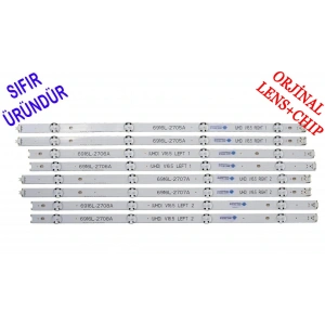 LG, 49UH610V, 49UH603V, 49LH590V, LED BAR, BACKLIGHT, 6916L-2708A, 6916L-2707A, 6916L-2706A, 6916L-2705A, 49 V16.5 SIFIR LED BAR PANEL LEDLERİ