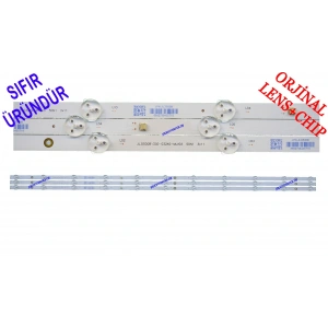 NORDMENDE, NM50F351, LED BAR, SABA, SB50F351, ONVO, OV50F351, LED BAR, JL.D500B1330-032AS-M_V03, 50N1, 3*11, PANEL LEDLERİ, BACKLIGHT, JL.D500B1330-032BS-M_V01 50N1 3X11