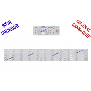 PHILIPS, 40PFK6409, 40PFG6309, LED BAR, BACKLIGHT, PANEL LEDLERİ, CL-40-D611-V6, 11800622, TPT400LA-HFO5, TPT400LA-HF05,
