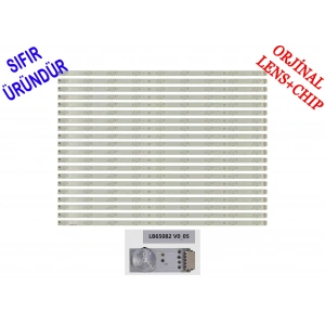 SONY, KD-65XH9505, XBR-65X950H, LB65082 V0_05, LED BAR BACKLIGHT, PANEL LEDLERİ