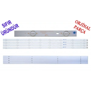 TELEFOX 39TD3900 LED BAR, AWOX 39 HD P40100 LED BAR, AWOX P40200 PLUS LED BAR  PANEL LEDLERİ, OY39D08-ZC21FG-02 LED BAR BACKLIGHT 756MM 75.6CM 8LEDLİ