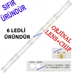 TELENOVA, 32D4001, 32S8001, LED BAR, BACKLIGHT, SJ.YM.D3200601-3030ES-M, TELENOVA PANEL LEDLERİ, YU-MA-TU 32, 32İNC, LED BAR, YUMATU, MS-T320-P09-3030-WS05-06