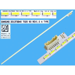 TOSHIBA 40L5333D, LED BAR, BACKLIGHT, PANEL LEDLERİ, SAMSUNG, 2013TSB40 7020 60 REV1.0 B TYPE
