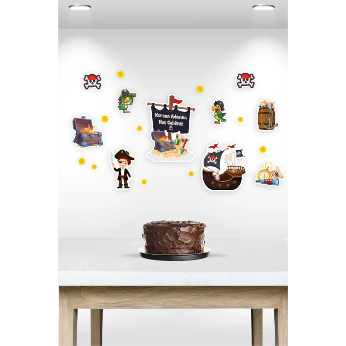 Korsan Temalı Çok Parçalı Afiş *Kalın Kağıt 150 cm