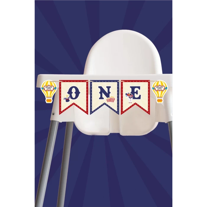 Lunapark Temalı ONE Banner *Kalın Kağıt