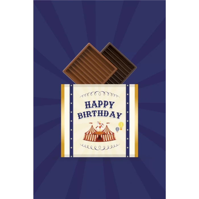 Lunapark Temalı Çikolata Sargısı 20li