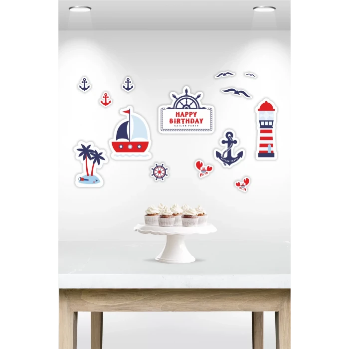 Denizci Temalı Çok Parçalı Afiş *Kalın Kağıt 150 cm