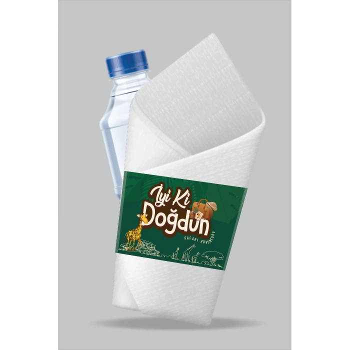 Safari Temalı Peçete Sargısı 16lı