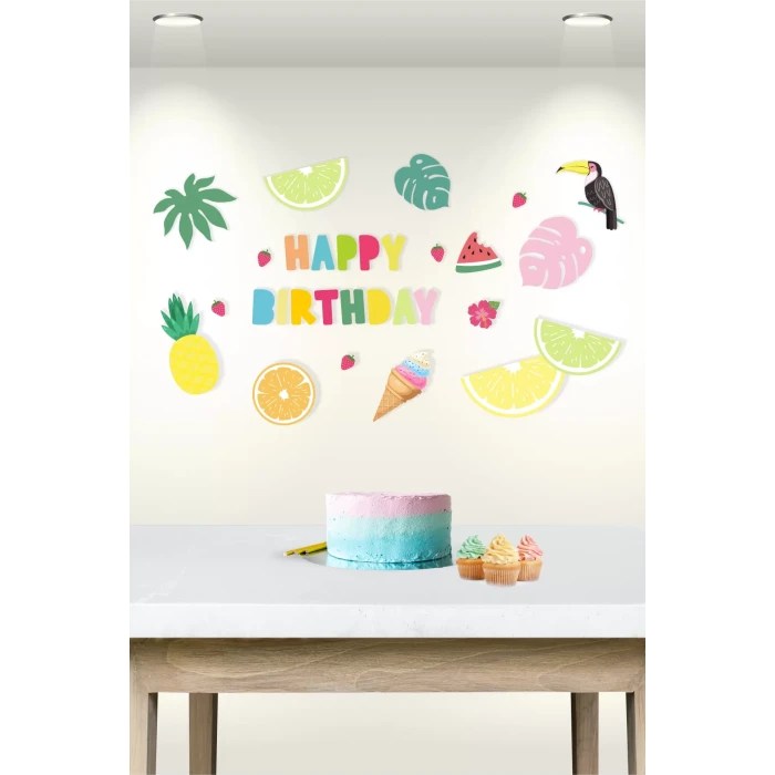 Summer Yaz Temalı Çok Parçalı Afiş *Kalın Kağıt