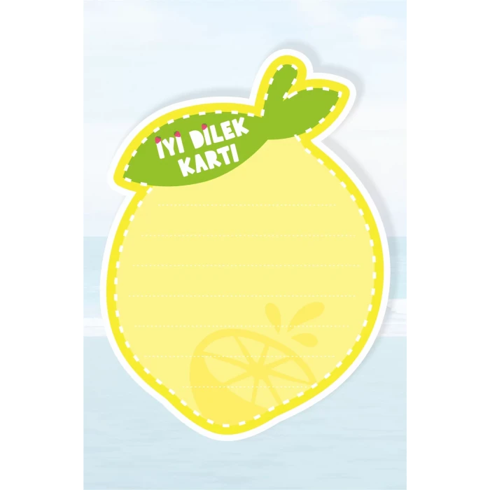 Summer Yaz Teması Dilek Kartı 20li *Kalın Kağıt