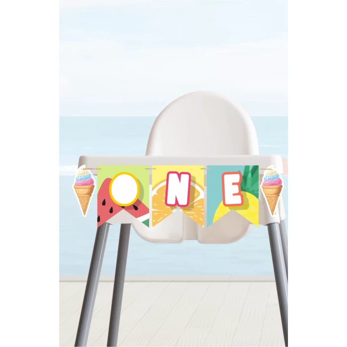 Summer Yaz Temalı ONE Banner *Kalın Kağıt
