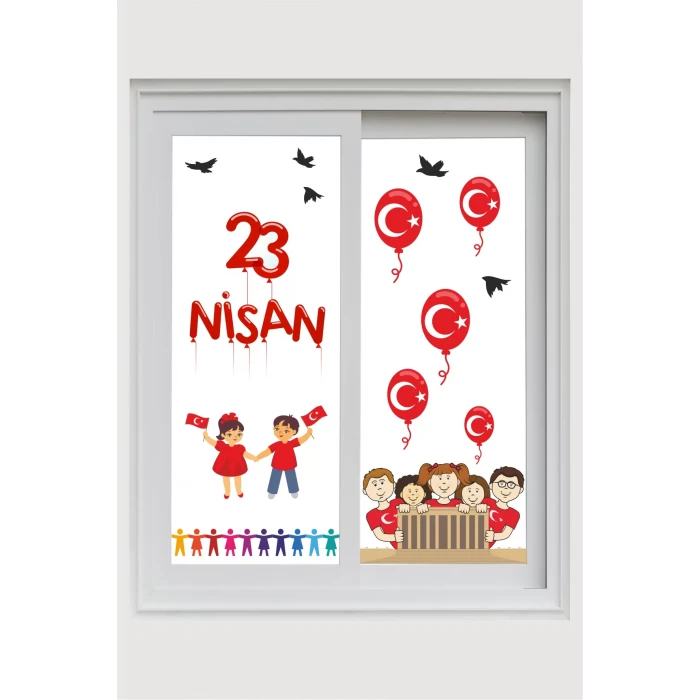23 Nisan Duvar Sticker 50x70 cm