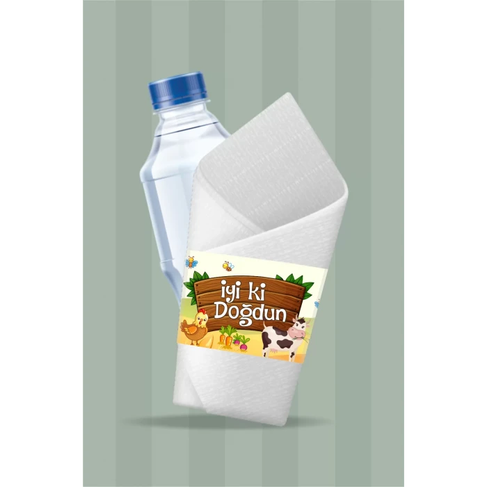 Çiftlik Konsepti Peçete Sargısı 16lı