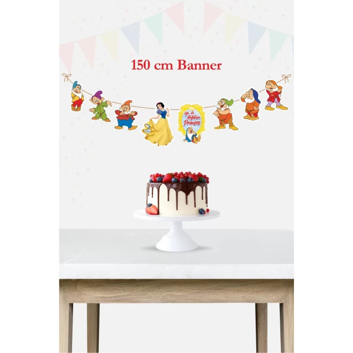 Pamuk Prenses Büyük Banner *Kalın Kağıt 150cm