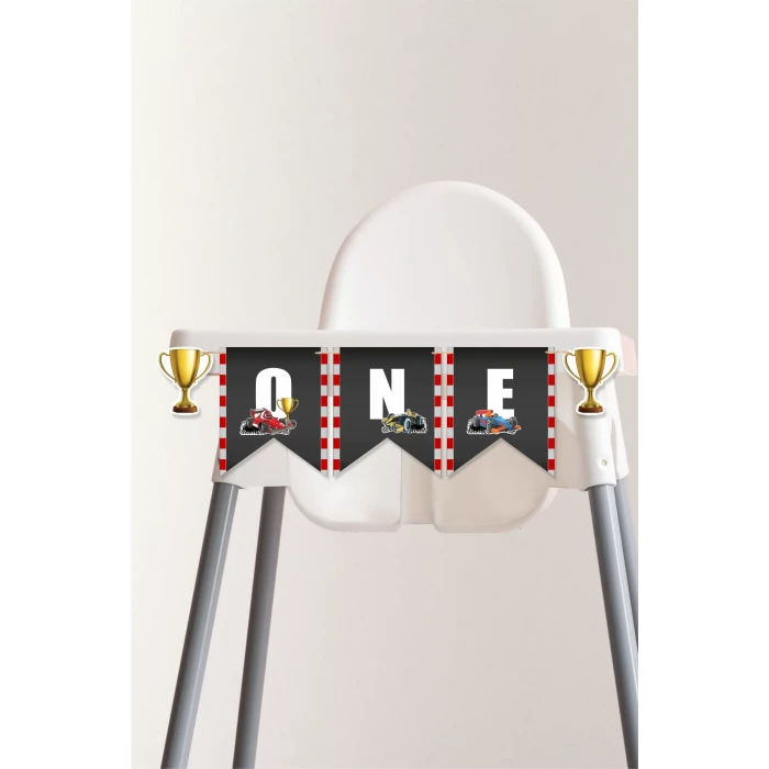 Yarış Arabası ONE Banner *Kalın Kağıt