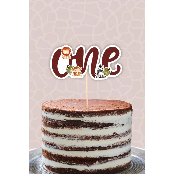 Safari Pastel ONE Pasta Süsü *Kalın Kağıt