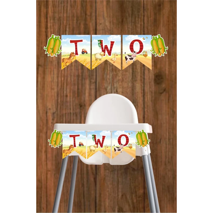 Çiftlik Konsepti TWO Banner *Kalın Kağıt