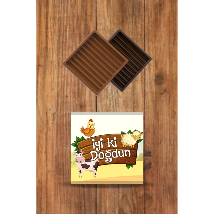 Çiftlik Konsepti Çikolata Sargısı 20li