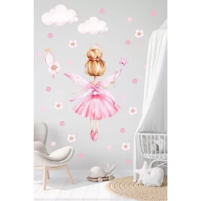 Balerin Kız Duvar Sticker 70x100 cm