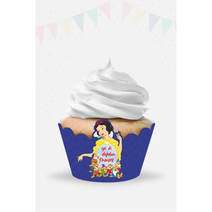 Pamuk Prenses Cupcake Sargısı 8li