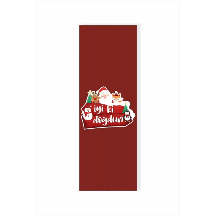 Kış Konseptli Çikolata Sargısı 20li Doğum Günü