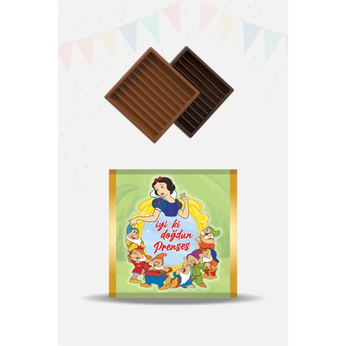 Pamuk Prenses Çikolata Sargısı *20li Doğum Günü