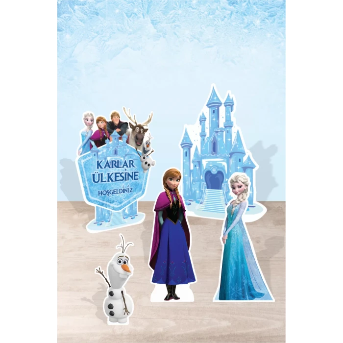 Frozen Karlar Ülkesi Ayaklı Pano Set *Doğum Günü