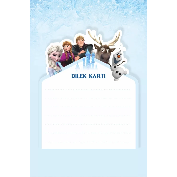 Frozen Karlar Ülkesi Doğum Günü Dilek Kartı 20li