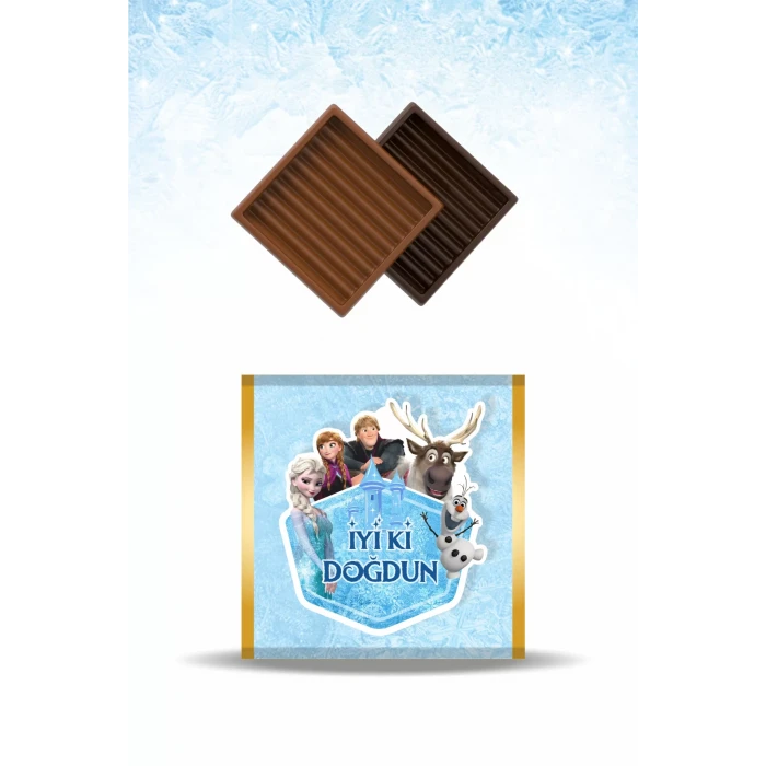 Frozen Karlar Ülkesi Çikolata Sargısı *20li Doğum Günü