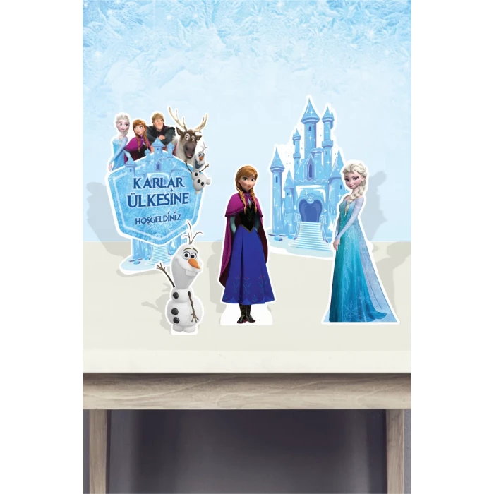 Frozen Karlar Ülkesi Masa Üstü Set (Kalın Kağıt) * Doğum Günü