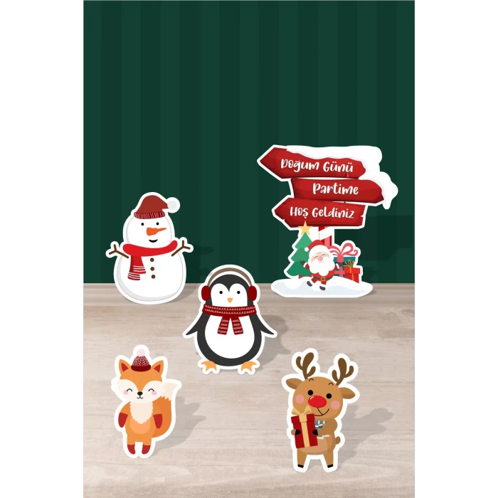 Kış Konseptli *Doğum Günü *Ayaklı Pano Set