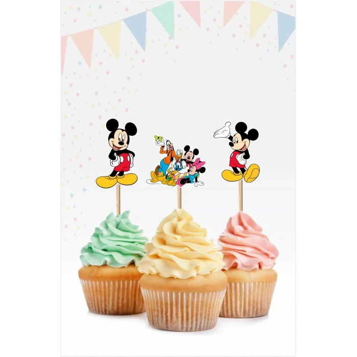 Mickey Mouse Cupcake Süsü *Kalın Kağıt