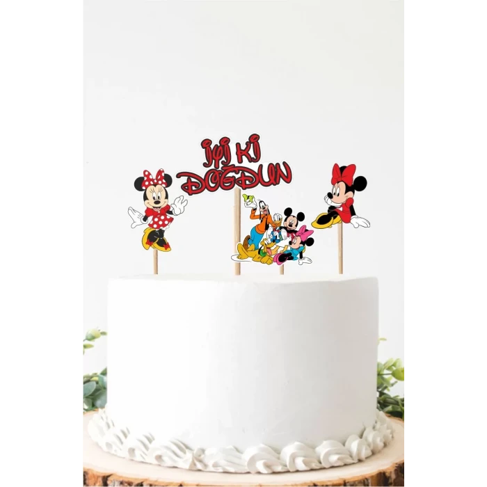Minnie Mouse Pasta Süsü *Kalın Kağıt