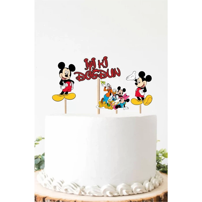 Mickey Mouse Pasta Süsü *Kalın Kağıt