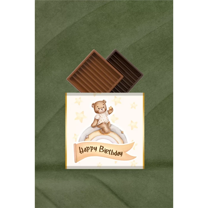 Ayıcık Temalı Çikolata Sargısı *20li