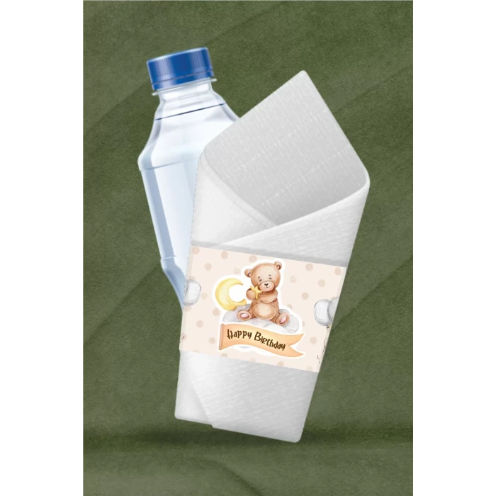 Ayıcık Temalı Peçete Sargısı 16lı