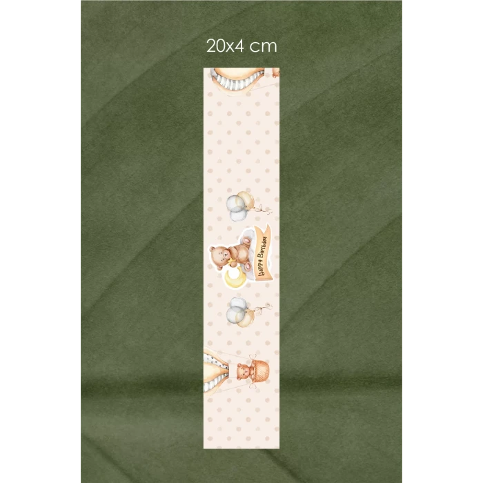 Ayıcık Temalı Peçete Sargısı 16lı