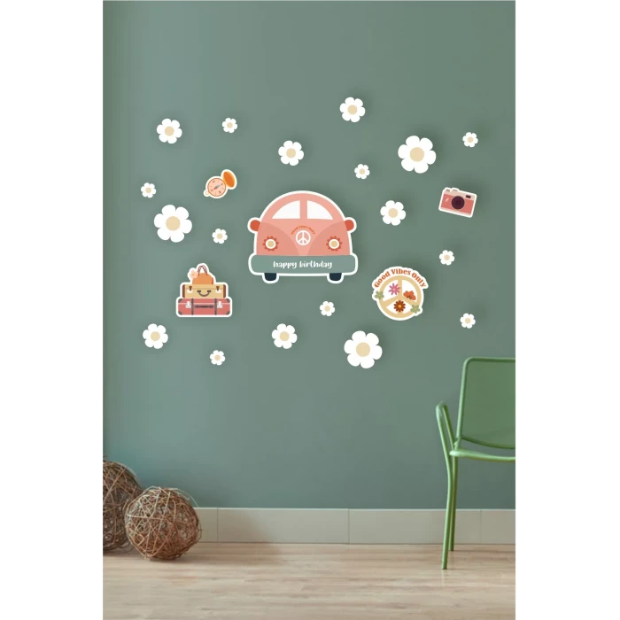 Good Vibes Temalı Çok Parçalı Afiş *Kalın Kağıt