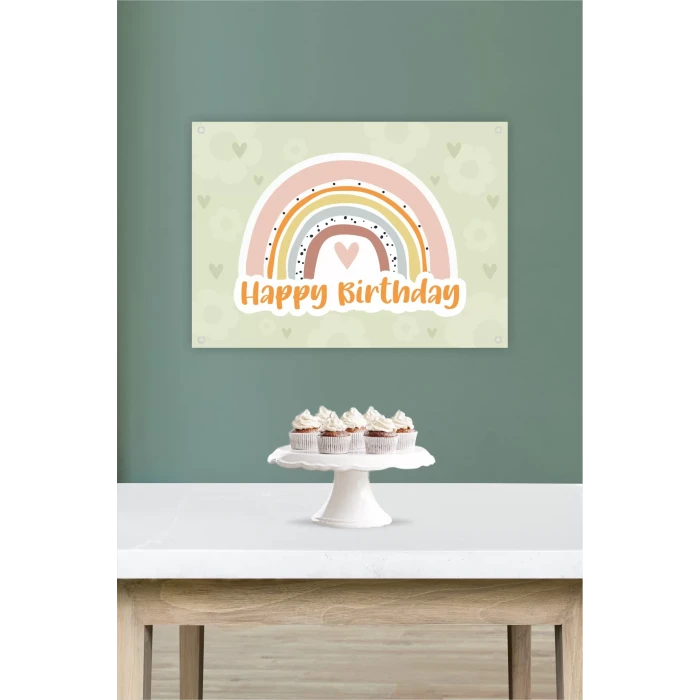 Good Vibes Temalı Doğum Günü * Branda Afiş 50x70 cm