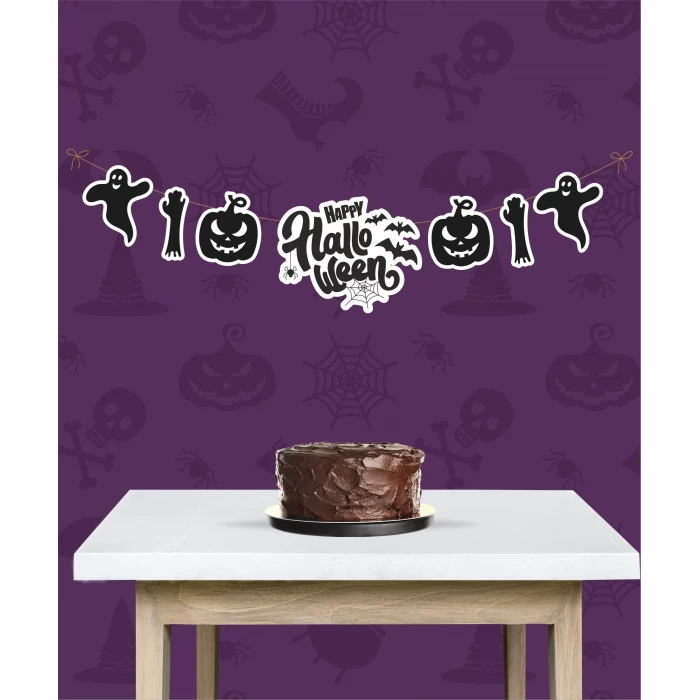 Cadılar Bayramı Halloween Büyük Banner *Kalın Kağıt 150cm