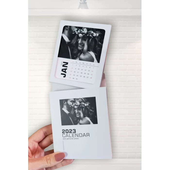Kişiye Özel Fotoğraflı Masa Üstü Takvim