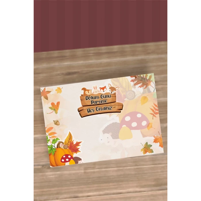 Orman Hayvanları Amerikan Servisi 8li A4