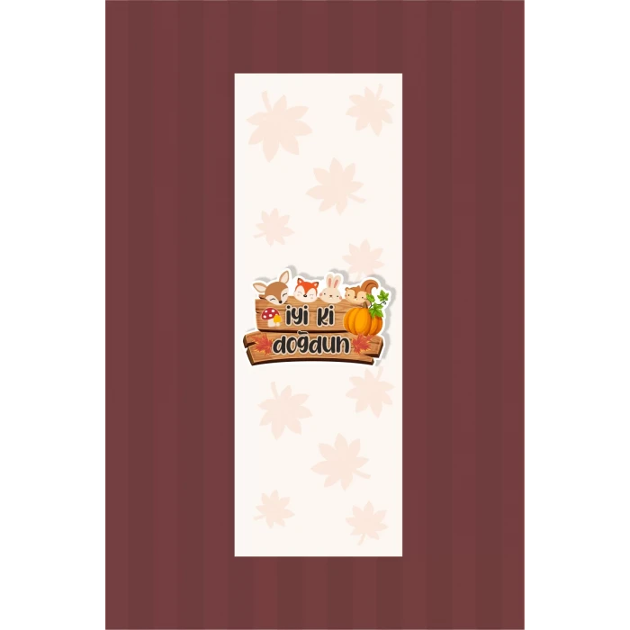 Orman Hayvanları Çikolata Sargısı *20li * Doğum Günü