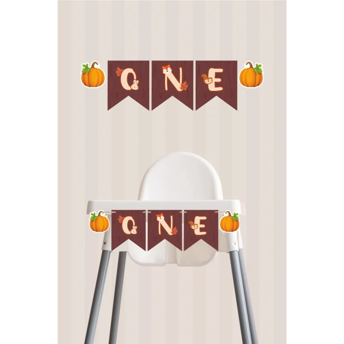 Orman Hayvanları *ONE Banner *Kalın Kağıt