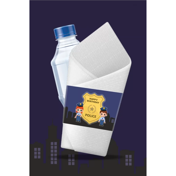 Polis Temalı Peçete Sargısı 16lı