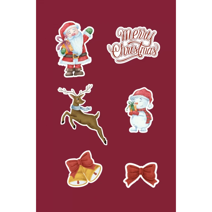 Yılbaşı Christmas Pasta Süsü Seti