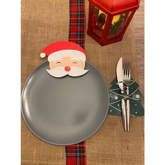 Yılbaşı Christmas Servis Süsleri 6 Kişilik