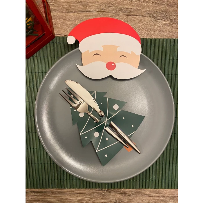 Yılbaşı Christmas Servis Süsleri 6 Kişilik