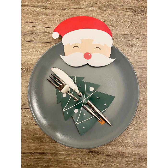 Yılbaşı Christmas Servis Süsleri 6 Kişilik